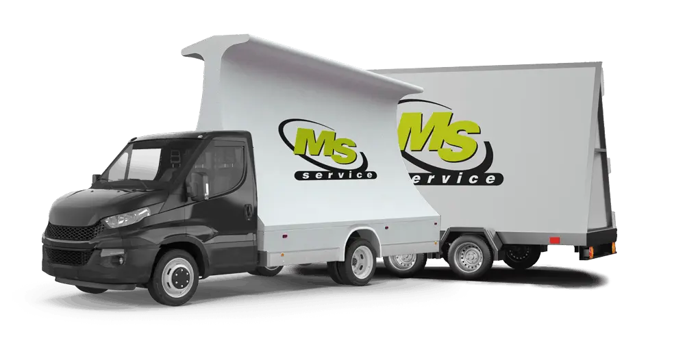 Camion vela MS Service a Venezia